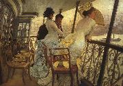 James Tissot The Gallery of HMS Calcutta USA oil painting artist